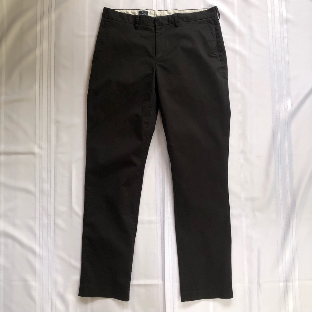 J Crew Flex Style G1355 Black Pants Size 34W 34L